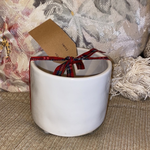 ❤️🎄❤️NWT Rae Dunn Ceramic Holiday “Wish” Small Planter - Picture 4 of 7